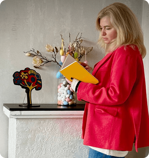 Ольга з мозаїкою